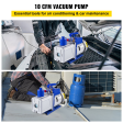 Vacuum Pump 12CFM 1HP Vane Vacuum Pump Two Stage 3 x 10-1 Pa Ultimate HVAC Rotary Auto AC Refrigerant Vacuum Pump, for Automobile Reparation Vacuum Evacuation on Sale