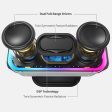 DOSS Bluetooth Speaker, Soundbox Pro+ Wireless Bluetooth Speaker with 24W Impressive Sound, Booming Bass, IPX6 Waterproof, 15Hrs Playtime, Wireless Stereo Pairing, Mixed Colors Lights, 66 FT- Grey Online