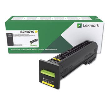 Lexmark 82K1XY0 Extra High Yield Yellow Return Program Toner Cartridge (22,000 Yield) Discount