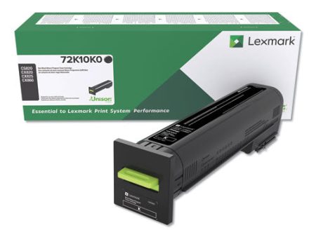 Lexmark 72K10K0 Black Return Program Toner Cartridge (8,000 Yield) on Sale