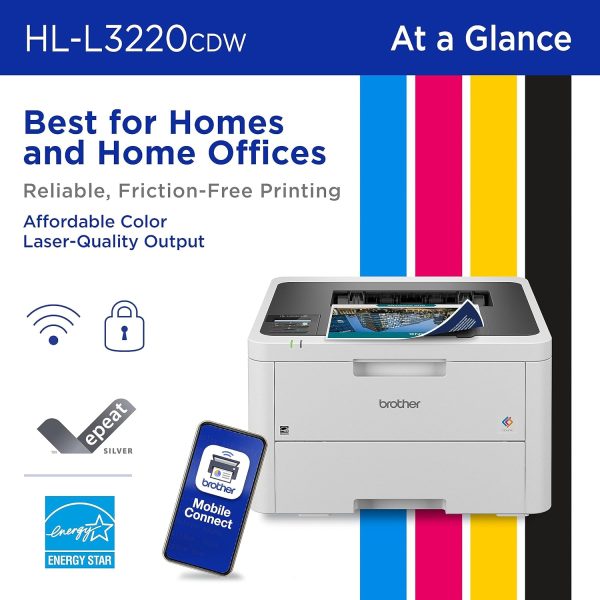 Brother HL-L3220CDW Wireless Compact Digital Color Printer For Cheap