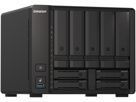 QNAP 9-bay NAS, AMD Ryzen V1500B 4C 8T 2.2GHz, 8GB  , 5 x 2.5  3.5  SATA 6Gbps + 2 x 2.5  (QN-TS-h973AX-8G) (3 Years Manufacture Local Warranty In Singapore) For Cheap