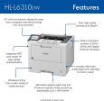 Brother HL-L6310DW Enterprise Monochrome Laser Printer with Low-Cost Printing, Wireless Networking, and Large Paper Capacity Sale