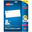 AVERY Return Address Labels, Laser Printers, 1,500 Labels, 2 3 x 1-3 4, Permanent Adhesive, 5 Packs (5195) Supply