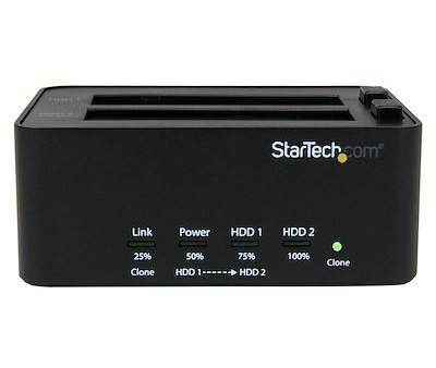 StarTech USB 3.0 SATA Hard Drive Duplicator & Eraser Dock - Standalone 2.5 3.5in HDD & SSD Eraser and Cloner SATDOCK2REU3 (2 Years Manufacture Local Warranty In Singapore) -EOL Discount