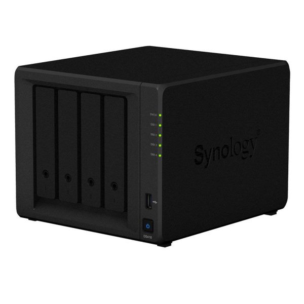 Synology DS418 NAS 4 Bay Tower (2 Years Manufacture Local Warranty In Singapore) -EOL Fashion