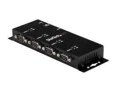 StarTech 4 Port USB to DB9 RS232 Serial Adapter Hub – Industrial DIN Rail and Wall Mountable ICUSB2324I (2 Years Manufacture Local Warranty In Singapore)-EOL Online now