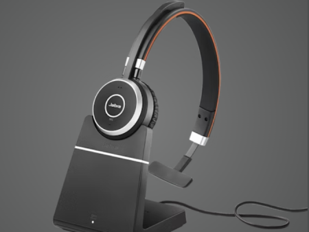 Jabra Evolve 65 headset UC Mono with Charging Stand  6593-823-499 (2 Years Manufacture Local Warranty In Singapore) -EOL on Sale