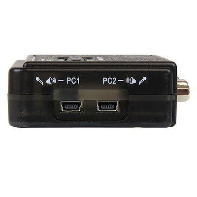 Startech.Com 2 PORT BLACK USB KVM SWITCH KIT WITH AUDIO AND CABLES - DUAL PORT DESKTOP USB VGA KVM SWITCH  SV211KUSB (2 Years Manufacture Local Warranty In Singapore) For Cheap