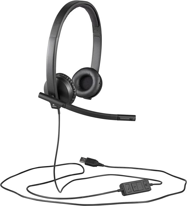 Logitech H570e USB Stereo Headset 981-000574  (2 Years Manufacture Local Warranty In Singapore) -Promo Price While Stock Last Online Hot Sale