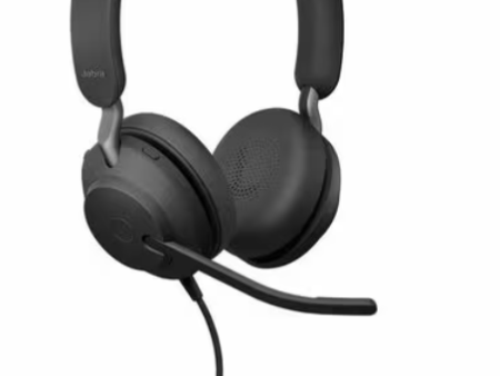 Jabra Evolve2 40 SE Wired Stereo Headset USB-A (2 Years Manufacture Local Warranty In Singapore) Supply