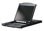 Aten Dual Rail LCD Console (PS 2-USB, VGA)- CL5800N (1 Year Manufacture Local Warranty In Singapore) Hot on Sale