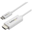 Startech USB Type C to HDMI 2.0 Cable 2m White DisplayPort Alt Mode 4K 60Hz Thunderbolt 3 Compatible CDP2HD2MWNL -EOL Cheap