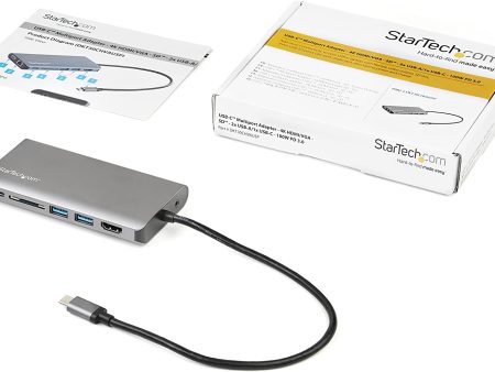 StarTech USB-C Multiport Adapter - HDMI or VGA (DKT30CHVAUSP) (3 Years Manufacture Local Warranty In Singapore) Online now