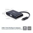 StarTech USB-C VGA Multiport Adapter - USB 3.0 Port - 60W PD CDP2VGAUACP (3 Years Manufacture Local Warranty In Singapore) Online Hot Sale