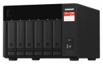 QNAP 6-bay NAS, AMD Ryzen V1000 series V1500B 4C 8T 2.2GHz, 8GB  (QN-TS-673A-8G) (3 Years Manufacture Local Warranty In Singapore) For Discount