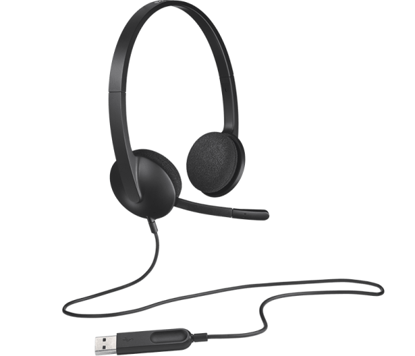 Logitech H340 USB Stereo Headset 981-000477 (2 Years Manufacture Local Warranty In Singapore)-EOL For Cheap