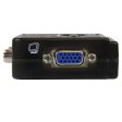 Startech.Com 2 PORT BLACK USB KVM SWITCH KIT WITH AUDIO AND CABLES - DUAL PORT DESKTOP USB VGA KVM SWITCH  SV211KUSB (2 Years Manufacture Local Warranty In Singapore) For Cheap