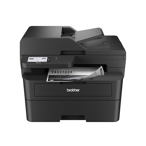 Brother MFC-L2900DW Wireless Compact Monochrome All-in-One Laser Printer with Duplex Copy & Scan, Fax, Black & White Hot on Sale