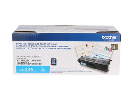 Brother TN436C Super High Yield Cyan Toner Cartridge (6,500 Yield) Fashion