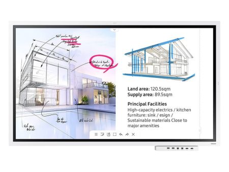 Samsung Flip 2 55  WM55R with Connectivity Tray Digital Flipchart for Business (3 Years 9x5 onsite NBD Manufacture Local Warranty In Singapore) Supply