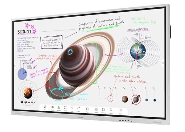 Samsung Flip 3 Pro 85  (WM85B) Digital Flipchart for Business (3 Years 9x5 onsite NBD Manufacture Local Warranty In Singapore) - Promo Price While Stock Last Online Hot Sale