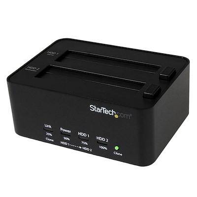 StarTech USB 3.0 SATA Hard Drive Duplicator & Eraser Dock - Standalone 2.5 3.5in HDD & SSD Eraser and Cloner SATDOCK2REU3 (2 Years Manufacture Local Warranty In Singapore) -EOL Discount