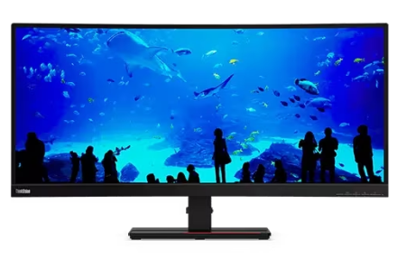 Lenovo T34w-20 34  Curved 21:9 Type-C Monitor 61F3GAR1WW (3 Years Manufacture Local Warranty In Singapore) -EOL For Sale