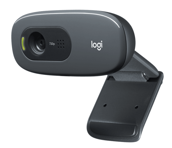 Logitech C270 HD WebCam 960-000694 (2 Years Manufacture Local Warranty In Singapore) -EOL Online