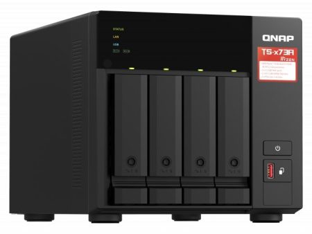 QNAP  4-Bay NAS AMD Ryzen quad-core 2.2 GHz 2.5GbE NAS supports M.2 NVMe SSD (QN-TS-473A-8G) (3 Years Manufacture Local Warranty In Singapore) Supply