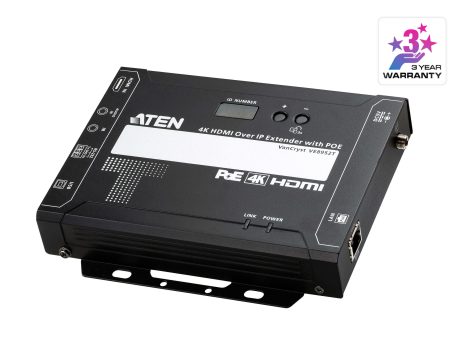 Aten 4K HDMI over IP Transmitter with PoE  -VE8952T (3 Year Manufacture Local Warranty In Singapore) on Sale