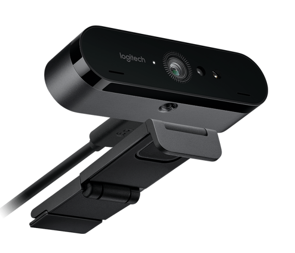 Logitech BRIO 4K Ultra HD WebCam with HDR and Hello Support 960-001105 (3 Years Manufacture Local Warranty In Singapore) -Promo Price While Stock Last Online