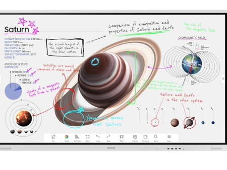 Samsung Flip 3 85  (WM85A) Digital Flipchart for Business (3 Years 9x5 onsite NBD Manufacture Local Warranty In Singapore) - Promo Price While Stock Last Online