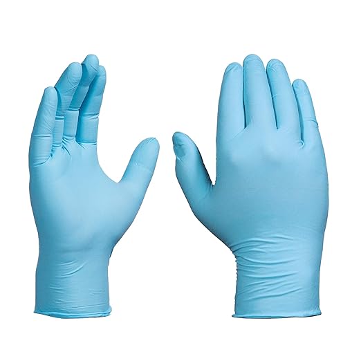 GLOVEWORKS Blue Disposable Nitrile Industrial Gloves, 5 Mil, Latex & Powder-Free, Food-Safe, Textured, X-Large, Case of 1000 For Discount