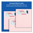 Avery 5960 Laser Labels, Mailing, 1-Inch x2-5 8-Inch, 7500 BX, White Supply