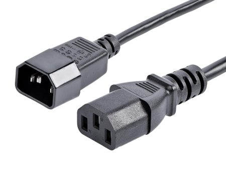 StarTech 6 ft Standard Computer Power Cord Extension - C14 to C13 PXT100 (Lifetime Warranty)-EOL Hot on Sale