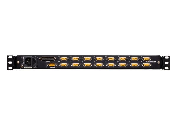 Aten 16-Port PS 2-USB VGA Single Rail LCD KVM Switch- CL5716N (1 Year Manufacture Local Warranty In Singapore) Online Sale