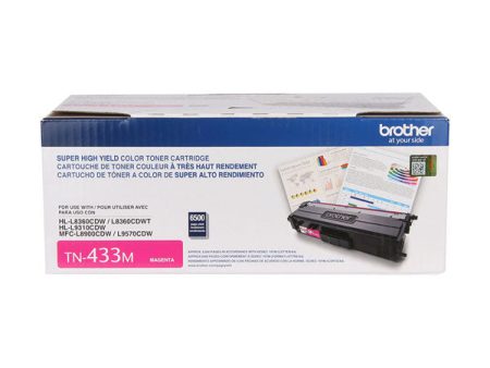 Brother TN433M High Yield Magenta Toner Cartridge (4,000 Yield) For Sale