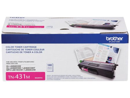 Brother TN431M Magenta Toner Cartridge (1,800 Yield) Hot on Sale