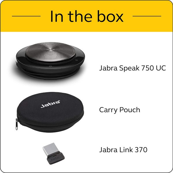 Jabra Speak 750 MS Bluetooth + USB Conference Speakerphone 7700-309(2 Years Manufacture Local Warranty In Singapore) on Sale