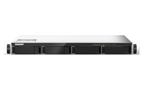 QNAP Short depth 1U rackmount 4-bay NAS  M.2 NVMe SSD caching with 4GB RAM (QN-TS-435XeU-4G) (3 Years Manufacture Local Warranty In Singapore)-EOL Sale