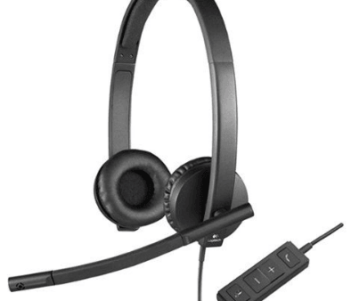 Logitech H570e USB Stereo Headset 981-000574  (2 Years Manufacture Local Warranty In Singapore) -Promo Price While Stock Last Online Hot Sale