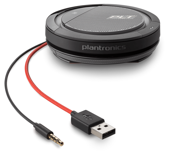 Poly (Plantronics) Calisto 5200 USB-A & 3.5mm Conference Speakerphone(2 Years Manufacture Local Warranty In Singapore) -EOL Discount