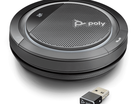 Poly (Plantronics) Calisto 5300 CL5300 USB-A BT600 Dongle Bluetooth Speakerphone(2 Years Manufacture Local Warranty In Singapore)-EOL Fashion