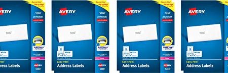 Avery (5260) Address Labels with Sure Feed for Laser Printers, 1  x 2-5 8 , 3000 Labels (Pack of 4) Sale