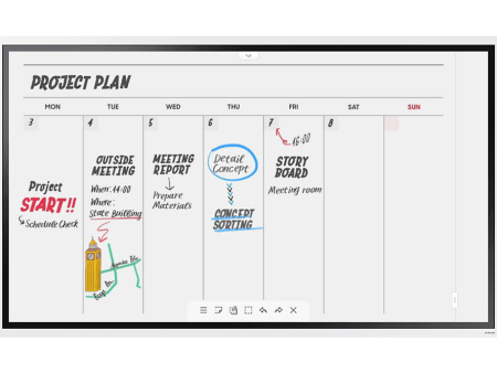 Samsung Flip 2 65  (WM65R) Digital Flipchart for Business  (3 Years 9x5 onsite NBD Manufacture Local Warranty In Singapore)- Promo Price While Stock Last Sale