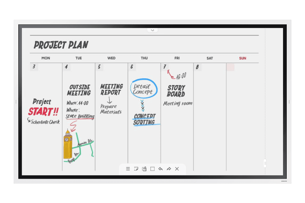 Samsung Flip 2 65  (WM65R) Digital Flipchart for Business  (3 Years 9x5 onsite NBD Manufacture Local Warranty In Singapore)- Promo Price While Stock Last Sale