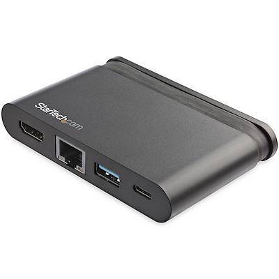 StarTech USB C Multiport Adapter 4K HDMI 1x USB-A, 1x USB-C, GbE, Thunderbolt 3 Travel Dock DKT30CHCPD (3 Years Manufacture Local Warranty In Singapore) on Sale