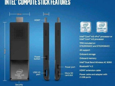 Intel Compute Stick STK2m3W64CC (3 Years Manufacture Local Warranty In Singapore)-EOL Online now