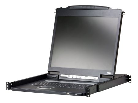 Aten Lightweight Single Rail LCD Console (PS 2-USB, VGA)- CL3000 (1 Year Manufacture Local Warranty In Singapore) Cheap